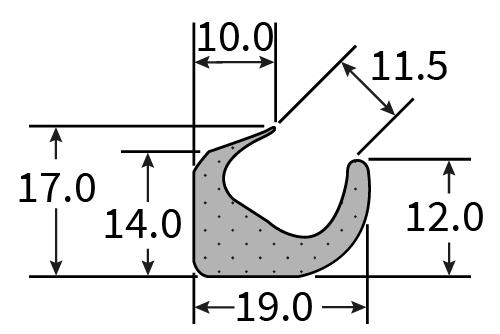 SPE115 Sponge Extrusion