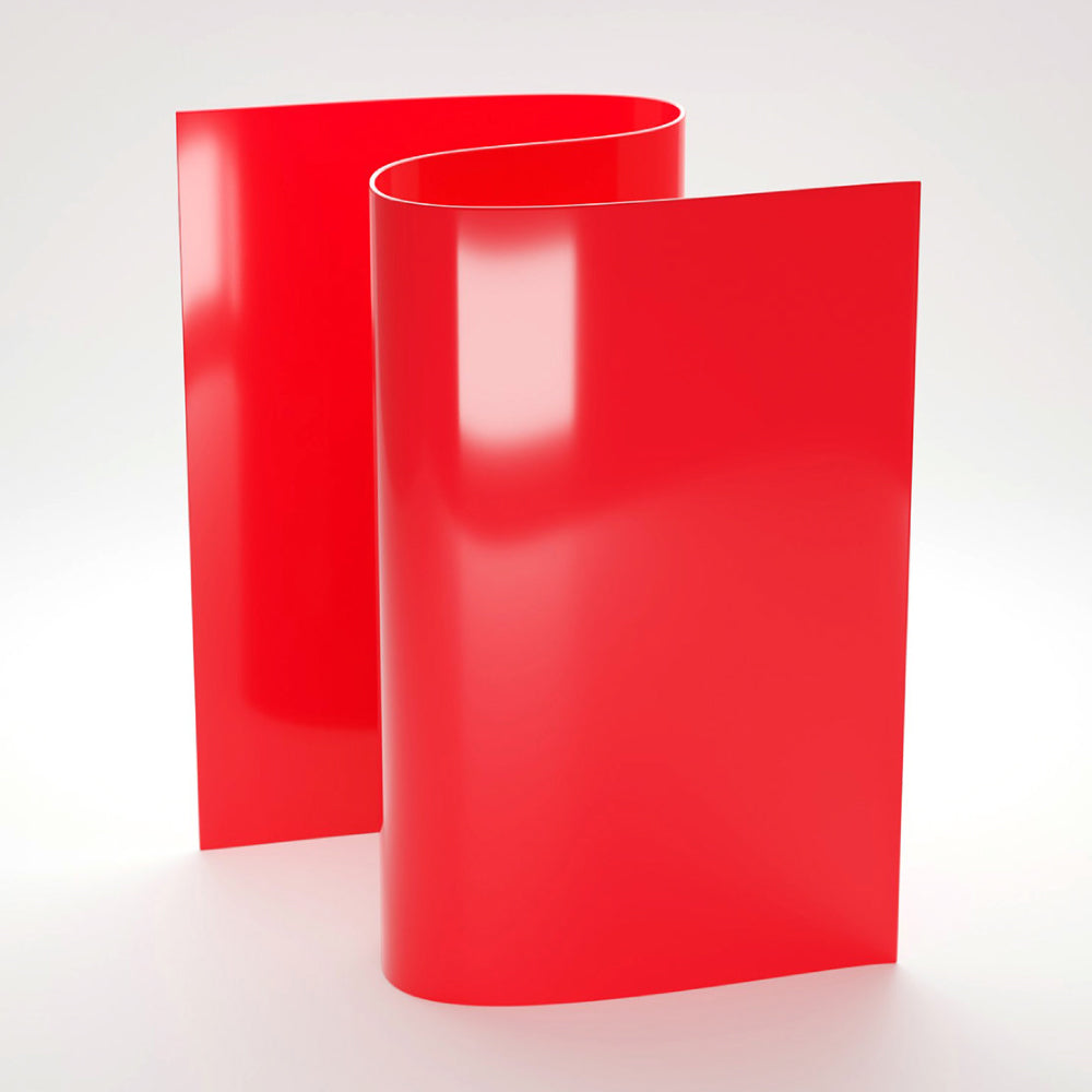 Solid Red PVC Strip Door Curtain